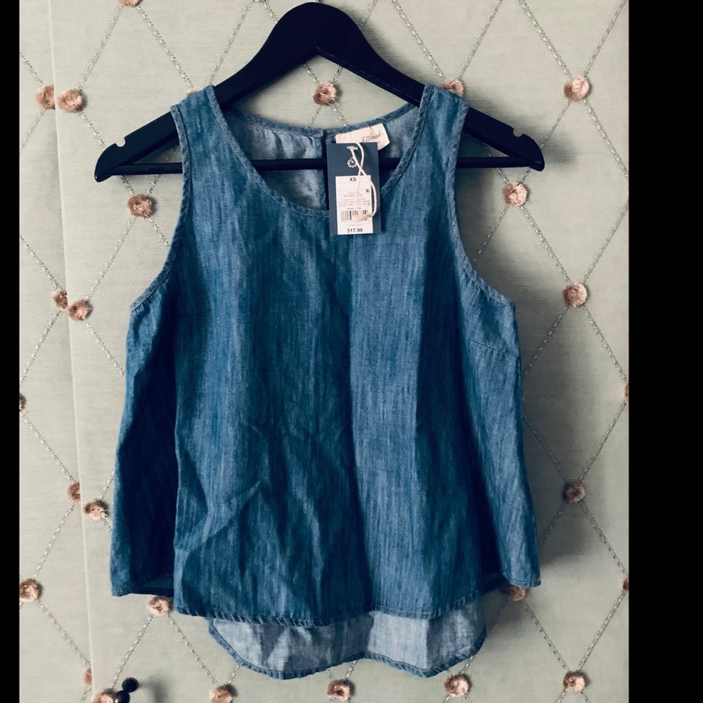 Denim Crop Top New